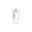 Notch GoPower Wall Charger, 30W, 2 USB Ports - White