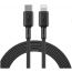Oraimo USB-C to Lightning Charging and Data Cable, 2.4A, 1 Meter, Black - OCD-CL54