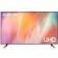شاشة تلفزيون سمارت LED سامسونج، 55 بوصة، دقة 4K UHD بريسيفر داخلي، اسود - UA55AU7000UXEG
