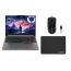 Lenovo Legion 5 16IRX9 83DG007EED Gaming Laptop, Intel Core i7-14650HX, 1TB SSD NVMe, 16GB RAM, 16 Inch WQXGA 240Hz, NVIDIA GeForce RTX 4070 8GB GDDR6, Windows 11 - Luna Grey with Legion M300s Gaming Mouse and Mouse Pad