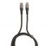 كابل USB-C لافينتو، 100 وات،1 متر، اسود - MP474