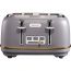 Daewoo Astoria Toaster, 4 Slices, 1850 Watt, Grey - SDA1818