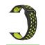 Silicone Sport Band for Apple Watch, 42mm- Black and Lemon