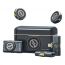 Hollyland Lark M2 Wireless Lavalier Omnidirectional Microphone Combo - Shine Charcoal
