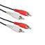 Keendex 2RCA Male to 2RCA Male Audio Cable, 1.5 Meters, Black - KX 2551