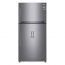 LG No Frost Refrigerator with Smart Inverter Compressor, 592 Liters, Silver - GR-F822HLHM
