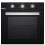 Purity Built-in Gas Oven with Grill, 65 Liters, 60CM, Black - OPT602GG