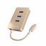 محول موزع USB-C ادم ايلمنتس  كاسا 601 6 في 1، 80 وات، ذهبى - PDC601