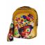 Gharibo Bags School Backpack With Pencil Case For Girls, Candy Pattern - Yellow