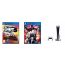Sony PlayStation 5, 1 Wireless Controller, White - CFI-1016A01 MEE, with Dirt 5, and Persona 5 Game for PlayStation 4