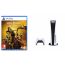 Sony PlayStation 5, 1 Wireless Controller, White - CFI-1016A01 MEE, with Mortal Kombat 11 Ultimate Edition for PlayStation 5