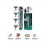 VGR Hair and Nose Trimmer Set, Wet and Dry, Black and Green - V-949