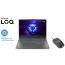 لاب توب العاب لينوفو ال او كيو، انتل كور i7-13620H، سعة 512 جيجا SSD M.2 2242 PCIe Gen4-4، رام 16 جيجا، شاشة 15.6 بوصة FHD، بمعدل تحديث 144 هرتز، كارت شاشة انفيديا جي فورس RTX 4050 سعة 6 جيجا GDDR6، فري دوس - رمادي مع ماوس هدية