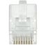 موصل CAT6 دي لينك، 100 قطعة، شفاف - RJ45
