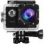 4K Waterproof Action Camera with 2 Rechargeable Batteries, 16MP - Black