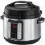 Black + Decker Electric Pressure Cooker, 10 Liters, 1350 Watt, Black and Silver - PCP1010-B5
