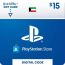 PlayStation PSN Card, 15 USD - Kuwait Store (Physical Card)