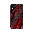 Red Grey Lava Pattern Printed Back Cover for Apple iPhone XR