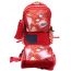 Gharibo Bags School Backpack With Pencil Case for Boys, Flash Pattern - Red