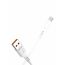USB-A to Micro USB Charging Cable, 1 Meter, White - D01V
