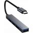 4 In 1 USB Hub, Black - Type-C to USB Hub