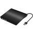 USB External CD/DVD Optical Drive - Black