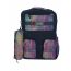 Gharibo Bags School Backpack With Pencil Case For Kids, Colored Pattern - Navy