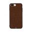 Brown Folded Leather Printed Back Cover for Apple iPhone 7 Plus