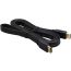 Keendex KX 2821 High-Speed Flat Male to Male HDMI Cable, 5 Meters - Black