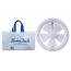 Fresh Glass Ventilating Fan, 20 cm, White - 500004529 with Gift Bag