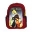 Gharibo Bags School Backpack For Boys, Puss in Boots Pattern - Dark Red