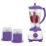 Hawaii Blender Set, 2 Liters, 400 Watt, White and Purple - HW-BL700
