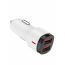 Vidvie Car Charger With Lightning Cable, 2.4A, 2 Ports, White - CC06i