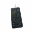 Elmaghraby Power Strip, 6 Ports, 4 USB Ports, 2500 Watt - Black