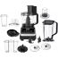 Arshia Food Processor with Attachments, 1000W, Black - FP050-3327