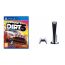 Sony PlayStation 5, 1 Wireless Controller, White - CFI-1016A01 MEE, with Dirt 5 for PlayStation 4