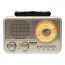 Meier Rechargeable Radio, Gold - M-1231BT