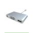 موزع USB بعدد 3 منافذ، فضي