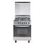 Universal Grand Rosa Gas Cooker, 4 Burners, Silver- 5504 GR
