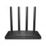 TP-Link Archer A6 AC1200 Mesh Wireless Dual Band Wi-Fi Router, 5 Ports - Black
