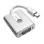 iKlips Mini Display Port To VGA Adapter, Silver - M1 Adapter