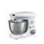 Black and White Stand Mixer, 600 Watt, White and Silver - SC-132A