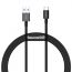 Baseus Superior Series USB-A to USB-C Charging and Data Cable, 1 Meter, Black - CATYS-01