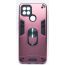 Back Cover with Finger Holder For Oppo A15 / A15S - Burgundy