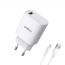 Oraimo Cannon 2 Pro Wall Charger, 18W, USB-A Port, White - OCW-E97S