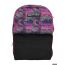 Gharibo Bags School Backpack for Girls, Mosaic Pattern - Purple and Black