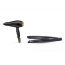 Babyliss Power Pro 2000 Hair Dryer, 2000 Watt, Black Gold - 6704E with Babyliss Wet and Dry Slim Hair Straightener - ST327E