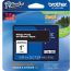 Brother Genuine P-Touch Label Tape, White On Black - Tze-355