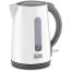 Black + Decker Electric Kettle, 1.7 Liter, 2200 Watt, White - ‎JC70-B5