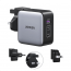 Ugreen Nexode Wall Charger, 65 Watt, 3 USB Ports, Black - CD296